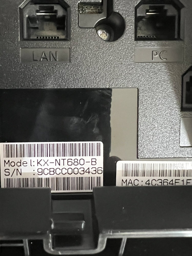 Panasonic KX-NT680-B IP Display (Black) *Refurbished*