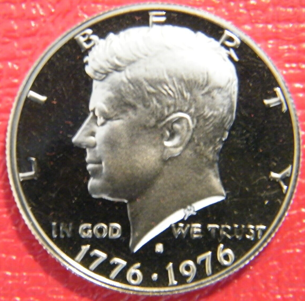 1976 S KENNEDY *PROOF* CLAD HALF DOLLAR From US Proof Set