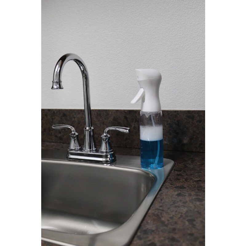 Mainstays Plastic Personal Mister Spray Bottle, White, 2-Pack