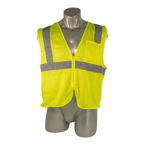 Class 2 Reflective Safety Vest - Lime size XLarge