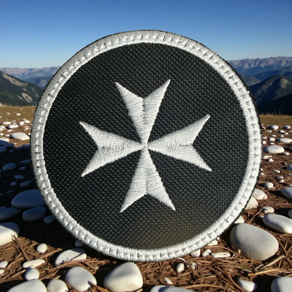 Black Templars Embroidery Patch 3" X 3"