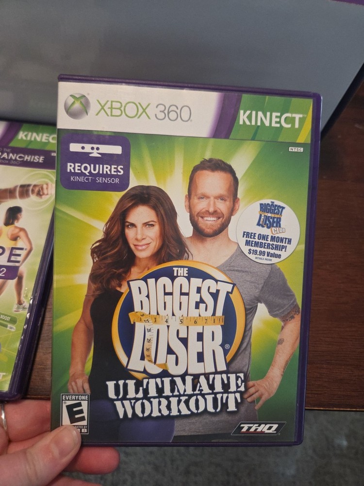 Xbox 360 Kinect Sensor Camera Bundle With 4 Kinect Games- All CIB