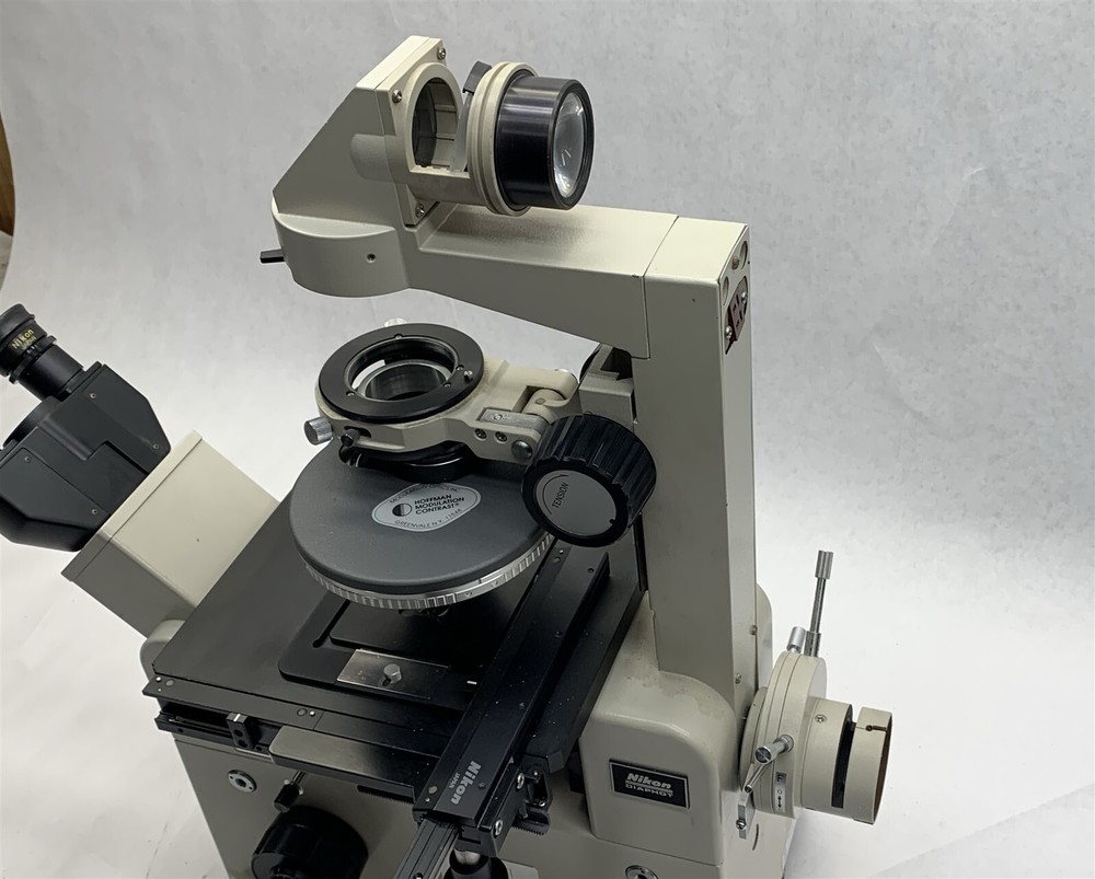 Nikon DIAPHOT Inverted Binocular Microscope w/ Objective + Phase Contrast PARTS