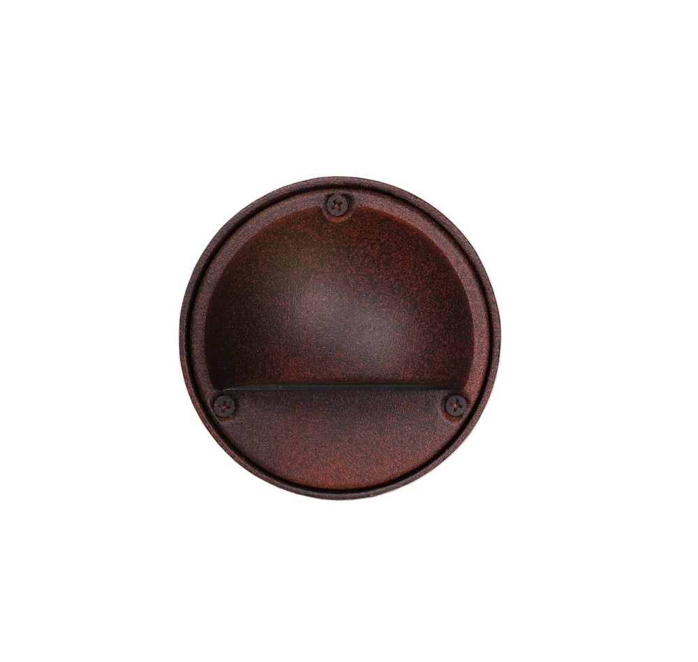LED 3 Watt Low Voltage Landscape Lighting - Step / Deck Light in Rust Finish