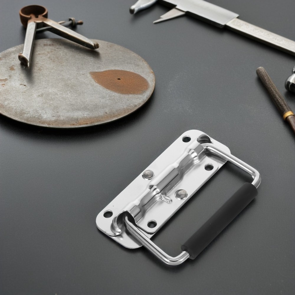 2 PCS Door Handle for Tool Box Aluminum Toolbox Cabinet Flight Case