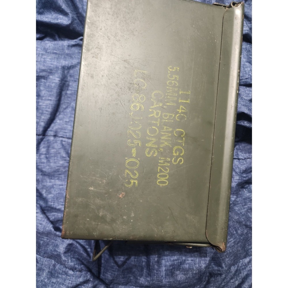 Old ammo box with cleanning kit