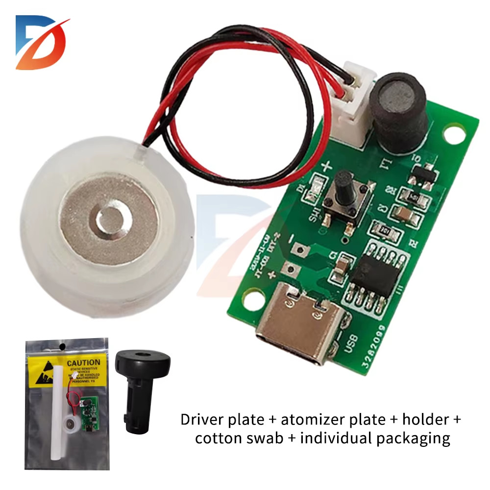 Ultrasonic Atomization Maker 20Mm 113Khz Mist Atomizer DIY Humidifier with PCB D