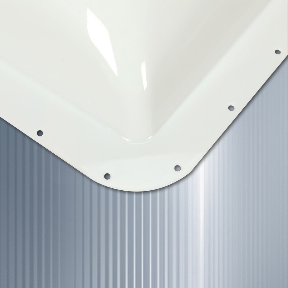 Exterior White Skylight Cover Roof Top For RV Camper Skylight 18" x 26"