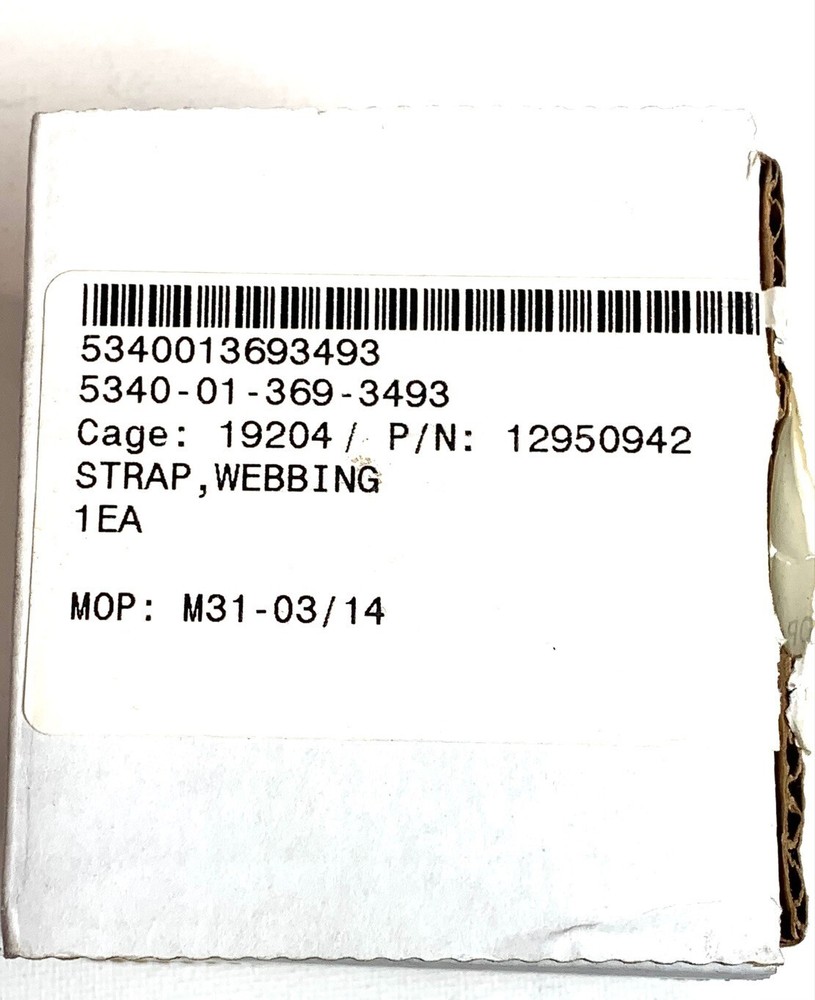Webbing Strap 5340-01-369-3493 12950942