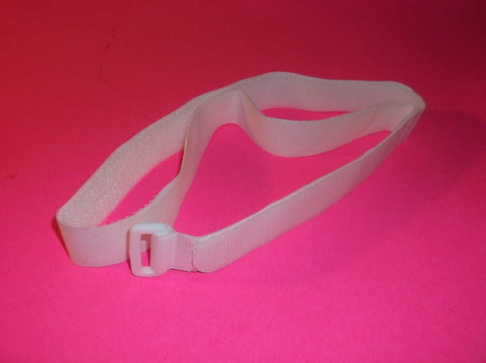 24'' HURRICANE SHUTTER ACCORDION SHUTTER STRAP HOOK & LOOP 1X24 ELCRO (WHITE)