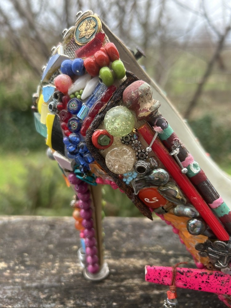 Mosaic High Heel Unique Conversation Piece