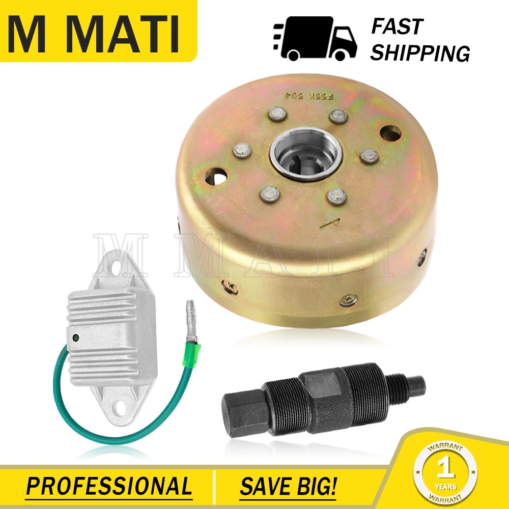 Flywheel & Voltage Regulator & Puller For Yamaha Blaster 2XJ-85550-M1-00