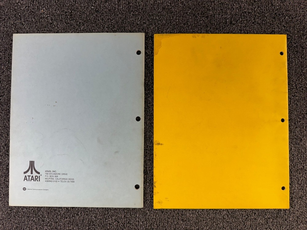Atari Pole Position II Arcade Video Game Manual Schematics ORIGINAL