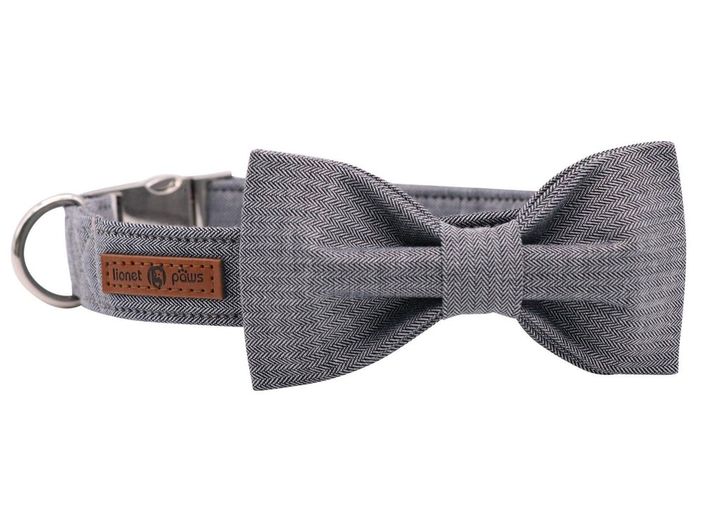 Dog Collar with Bowtie Durable Adjustable and Comfortable Collar for X-Small ...
