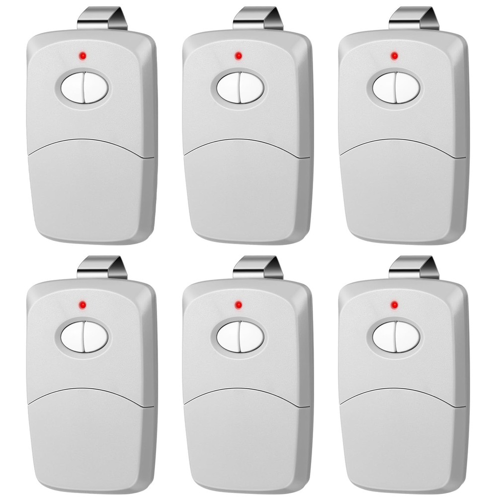 Kingdder 6 Pcs Two Button Gate Remote Control Compatible with Linear Multicod...