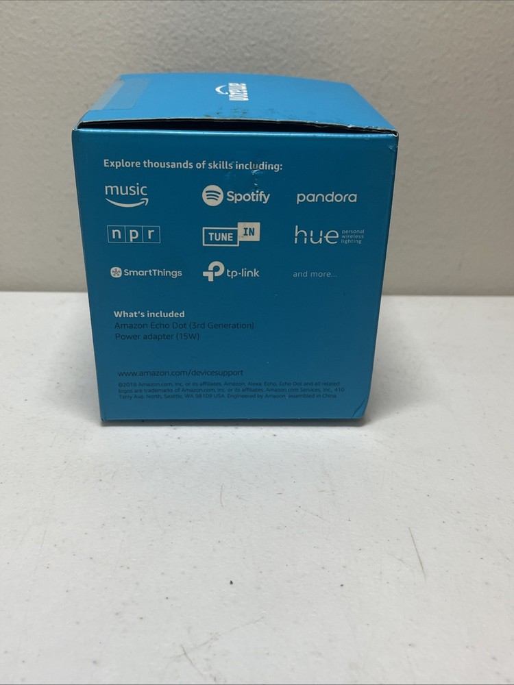 Amazon Echo Dot (3rd Generation) Smart Speaker - Charcoal