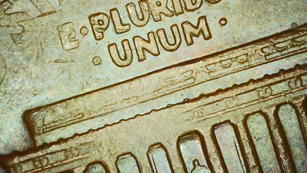 1969 D Lincoln Cent Multiple Errors: Struck thru, Tilted Collar, Dblg Columns +