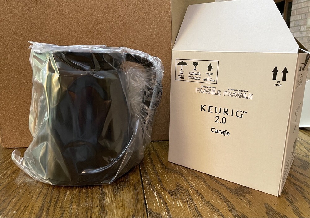 Keurig 2.0 Thermal Carafe - Black with Silver Handle NEW