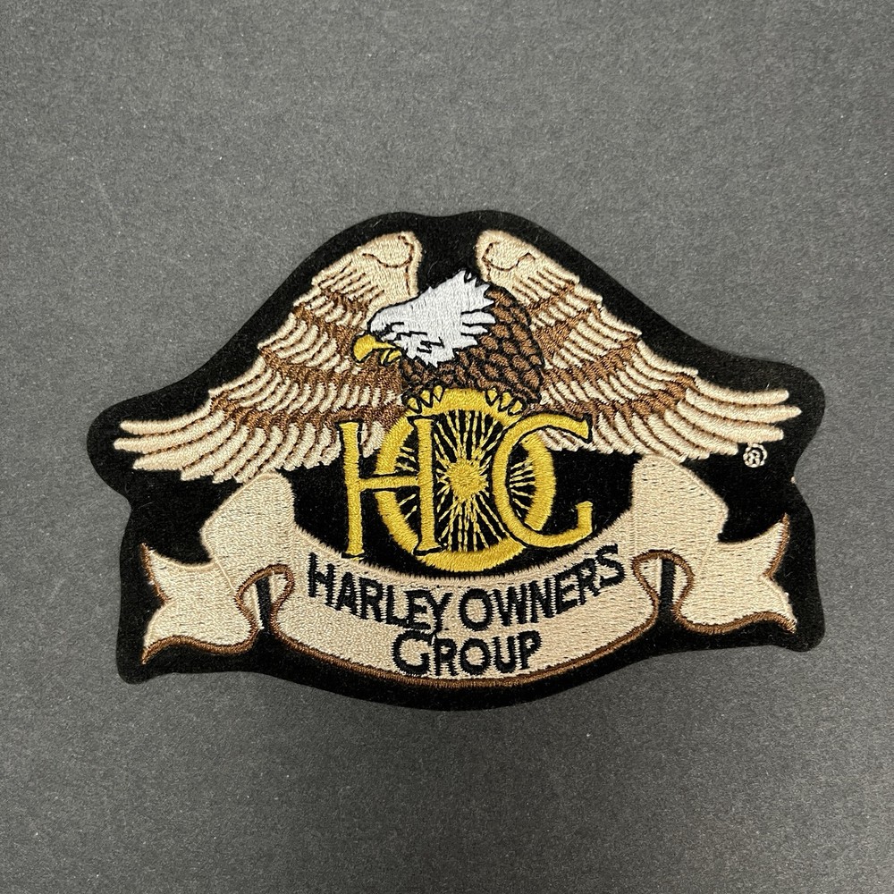 Harley Davidson Owners Group HOG Patch, 10 Years Patch, Editor Rocker Patch
