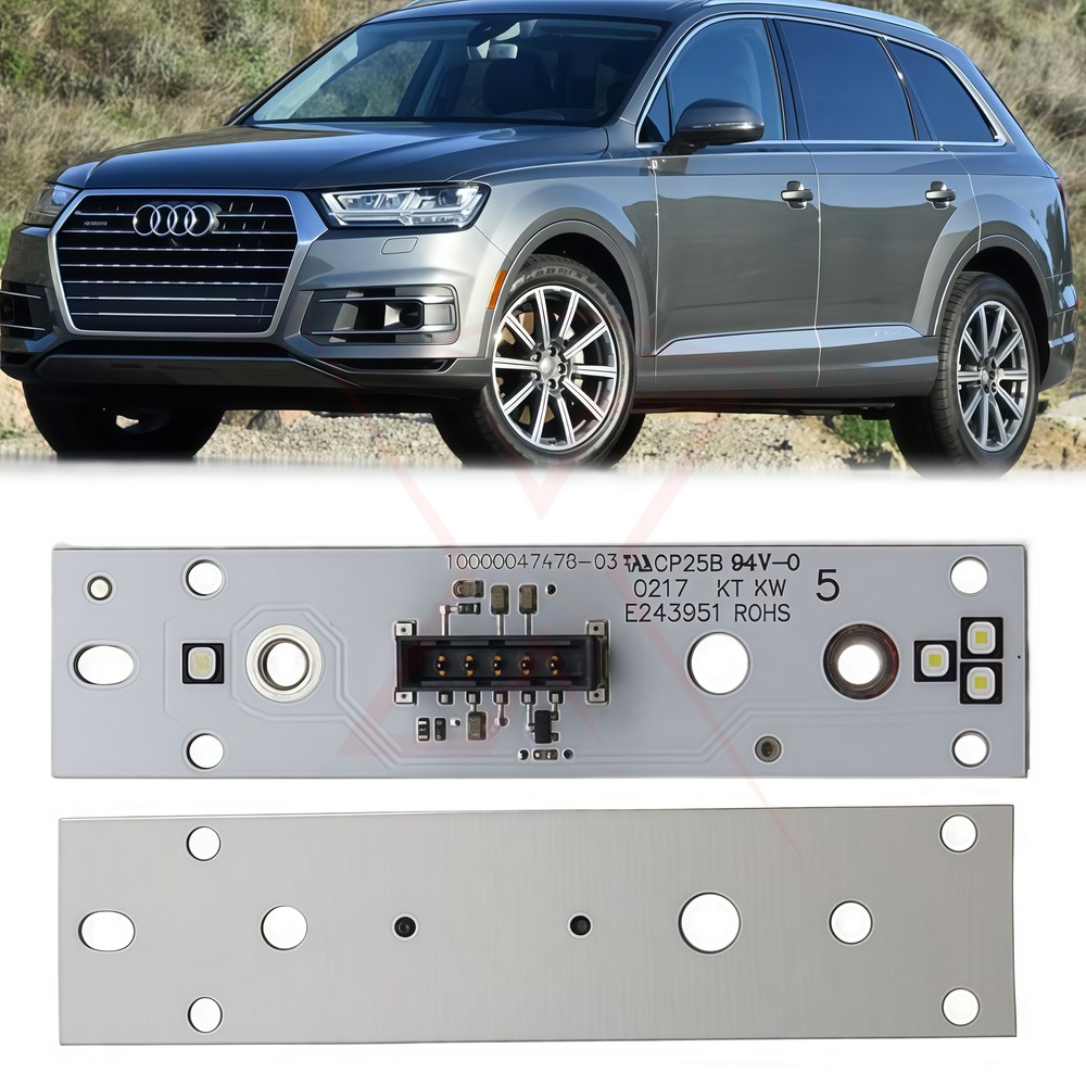 For 2018 Audi Q7 Xenon Headlight DRL OEM LED Board Daytime Light Left Right Chip