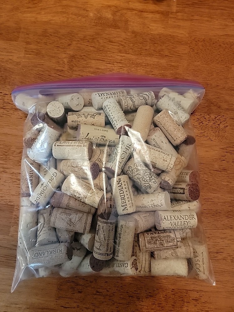 Lot of 100+ WINE CORKS for CRAFTING