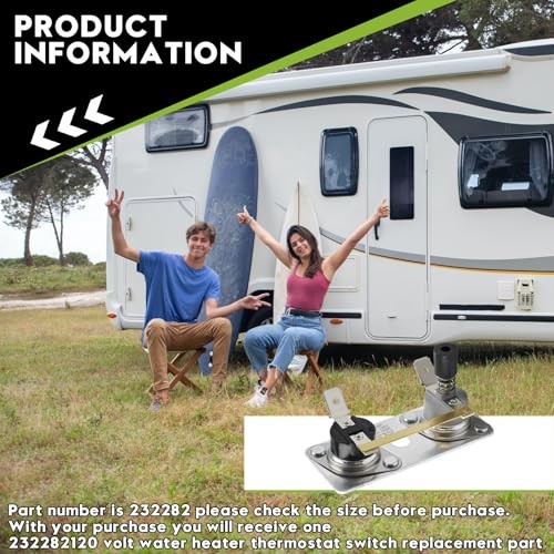 232282 RV Water Heater Thermostat for Suburban, Motorhome RV Accessories, 120