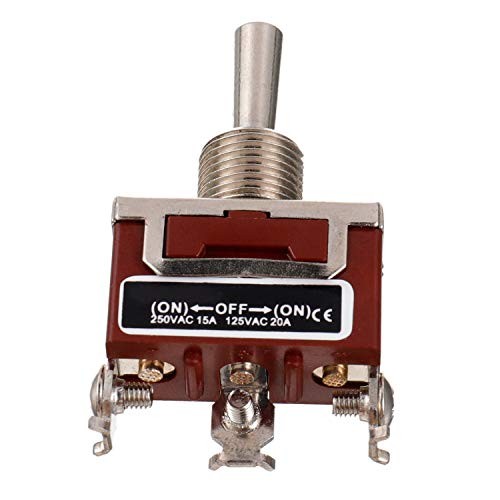 RT1122FS Toggle Switch 125V 20A Momentary Automatic ON -Off- ON 3 Terminal