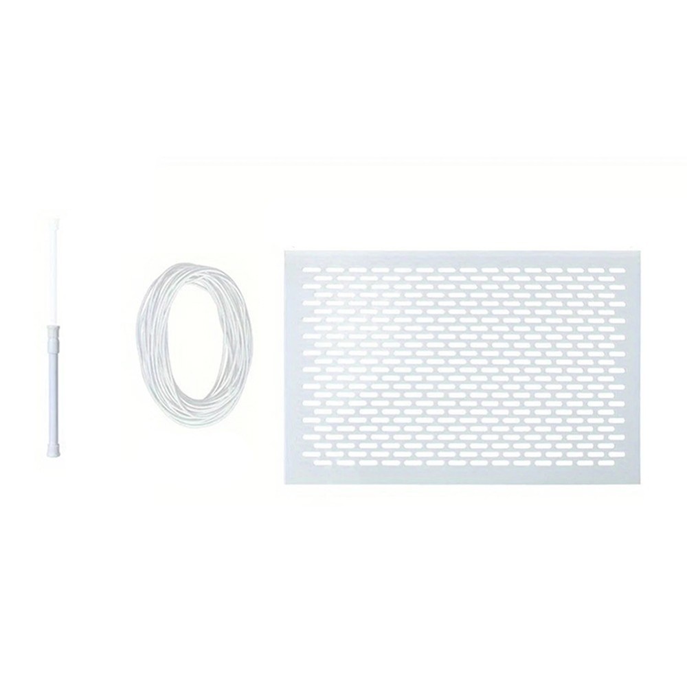 Pool Skimmer Guard Kit with Elastic Rope and Mesh Panel for Debris Control