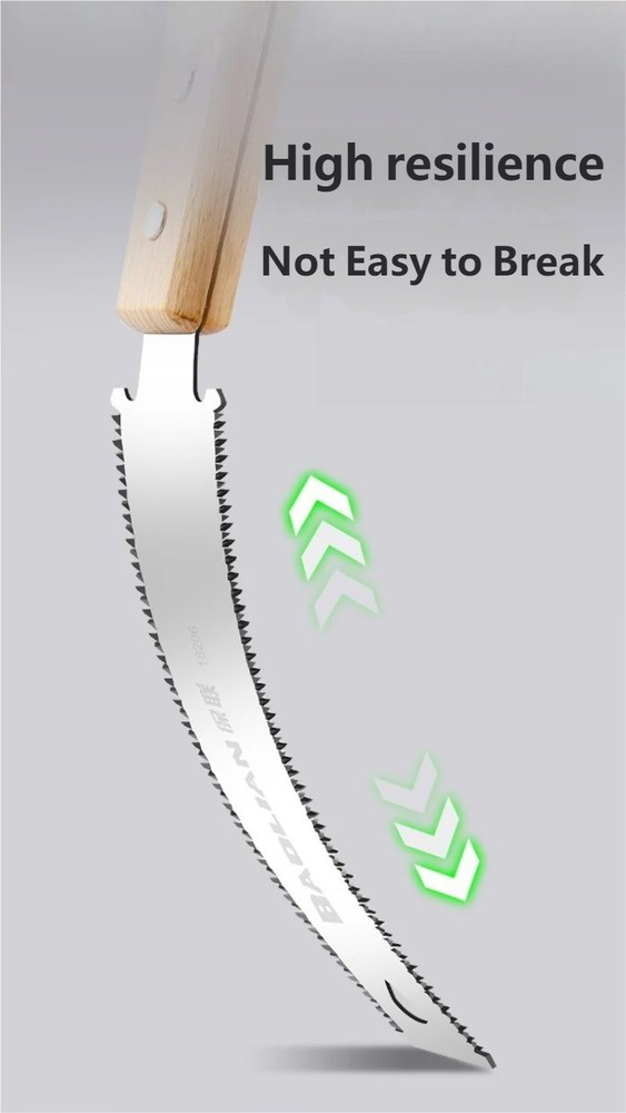 3-Piece Pull Saw, Sharp Wood Cutting Hand Saw with Beech Handle