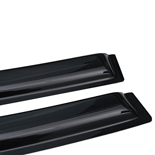 Extra Durable Outside-Mount Auto Vent Window Visor, Fits 2014-2018 Mazda 3