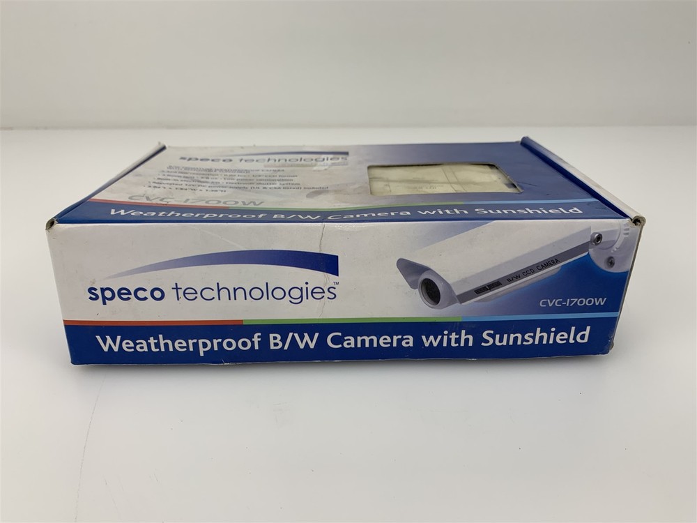 Speco Technologies CVC-1700W Weatherproof B/W Camera with Sunshield