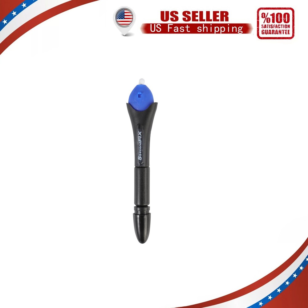 UV Light & 5 Second Quick Dry Glue - Plastic Welding Repair Set Kit