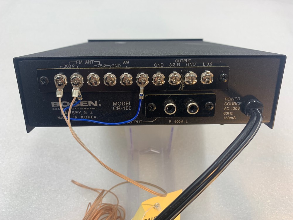 Bogen CR100 AM/FM Cassette mini amplified stereo system