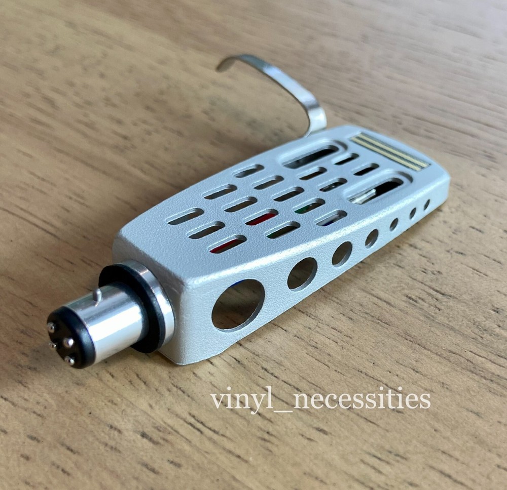 SME Replacement Turntable Headshell Silver Anodized OFC Silver Plated Wire Leads