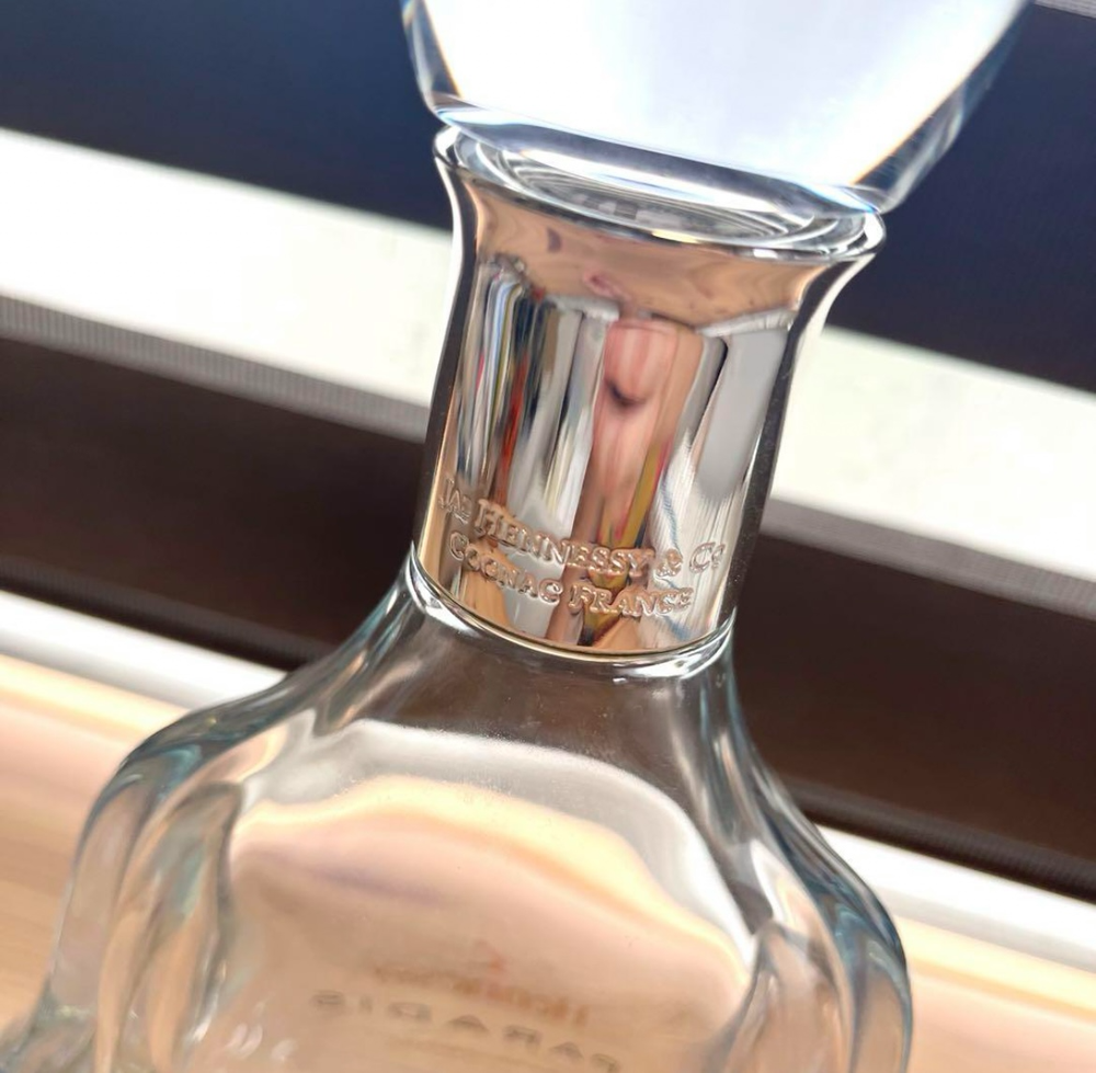 Hennessy Paradis Cognac Crystal Decanter Empty Bottle
