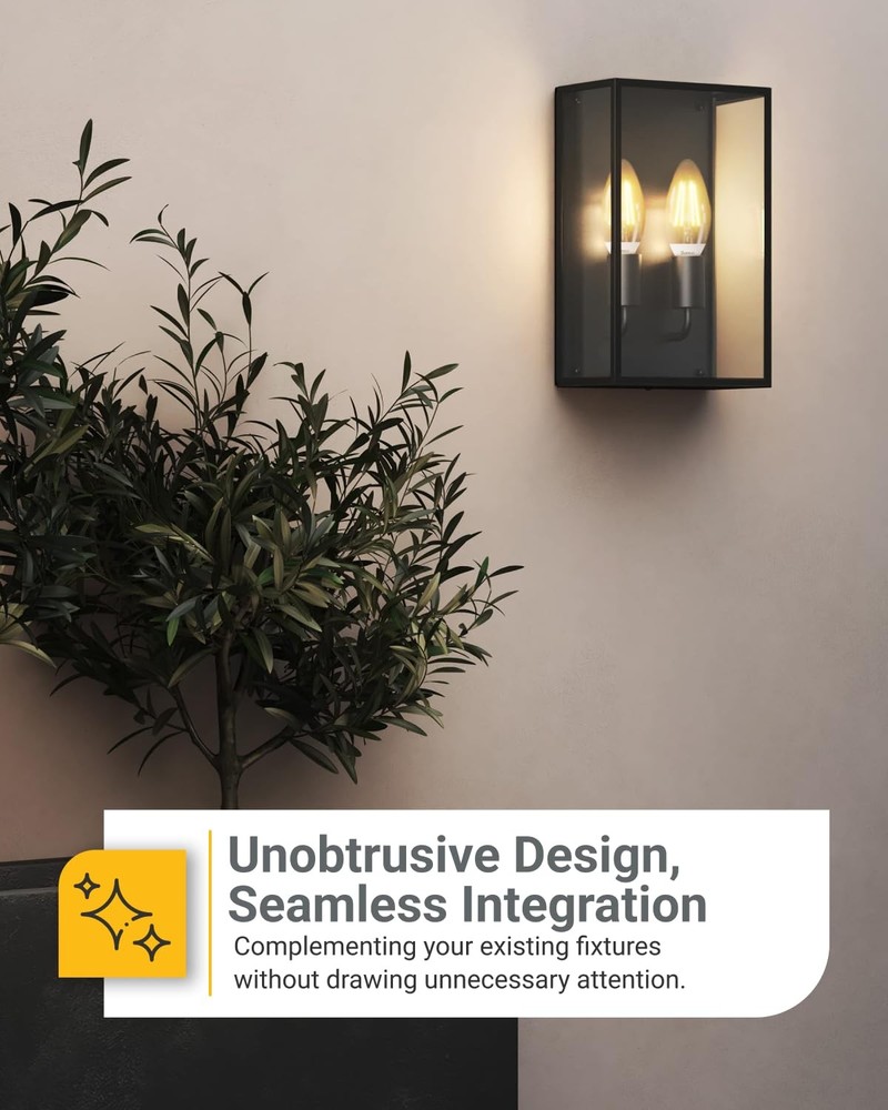 6 Pack LED Dusk to Dawn Candelabra Bulbs 5000K Daylight E12 Base