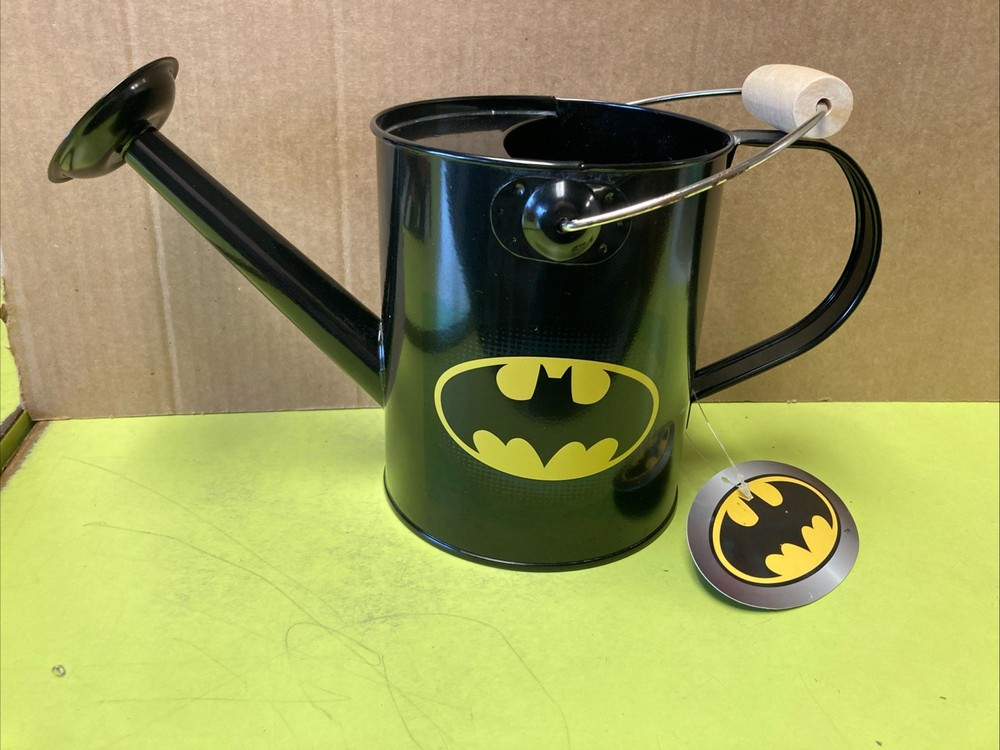 DC Comics BATMAN WATER CAN PAIL With Tags Still Attached