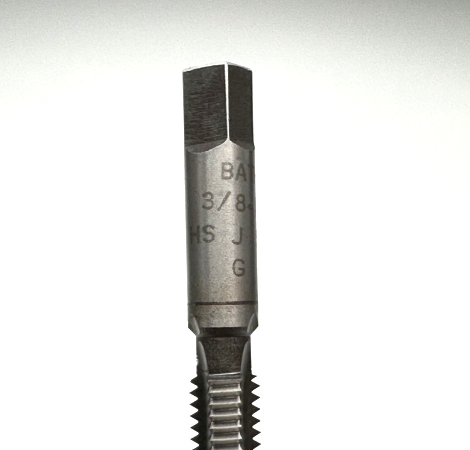 Bath 3/8"-16 sprial thread tap NOS