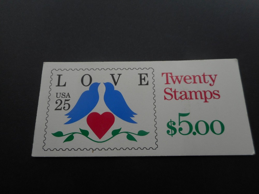 Scott 2441a, 25 cent, Love, Booklet