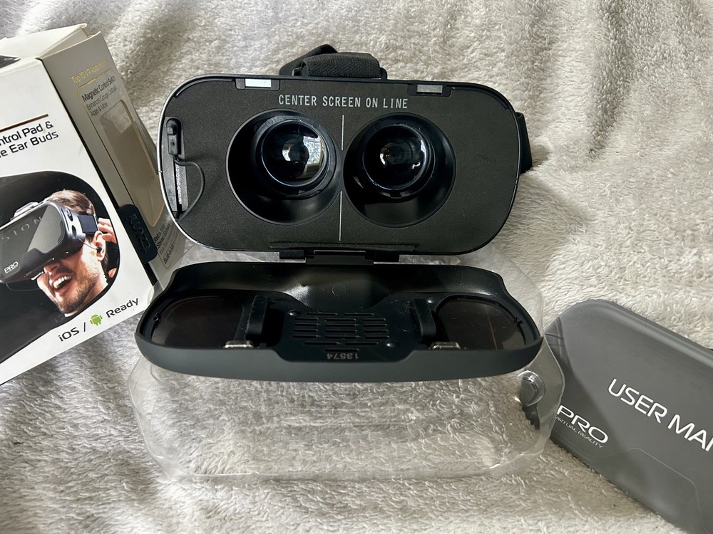 Tzumi Dream Vision Pro Virtual Reality Headset with Bluetooth - IOS Ready