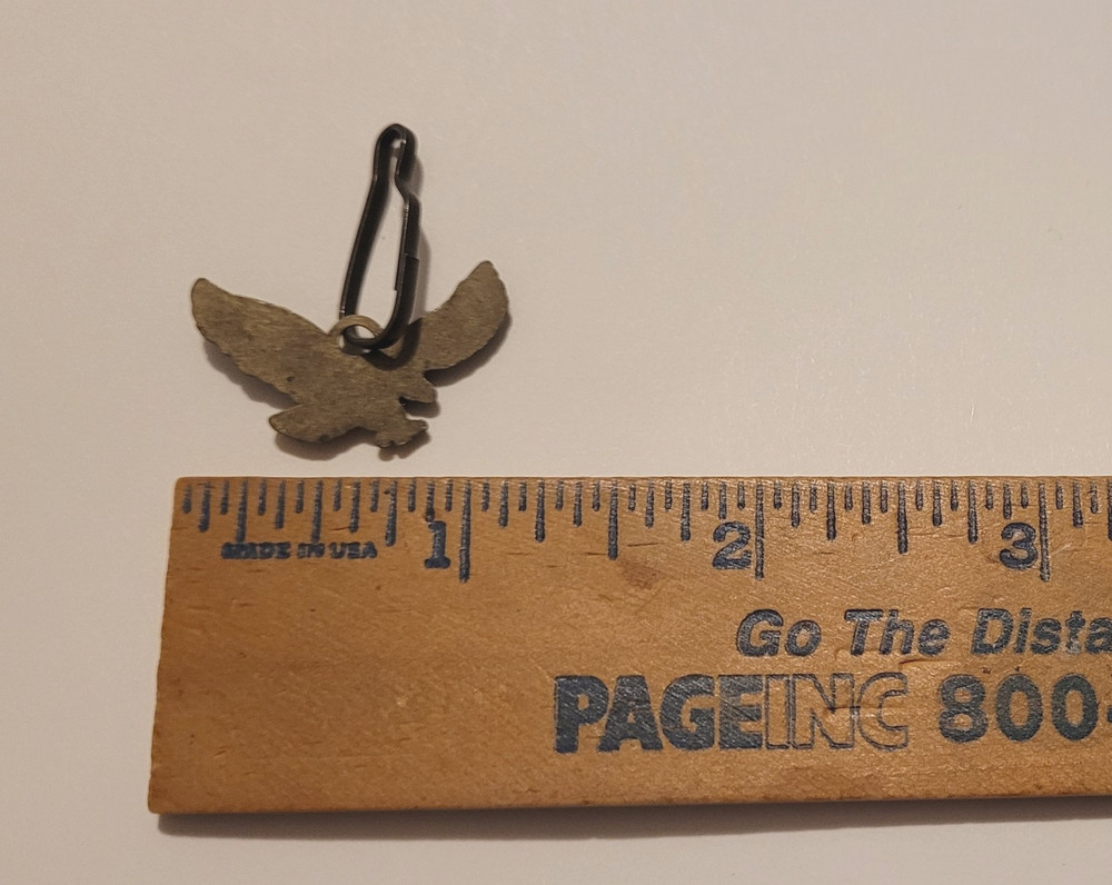 Vintage Bronze Eagle Zipper Pull