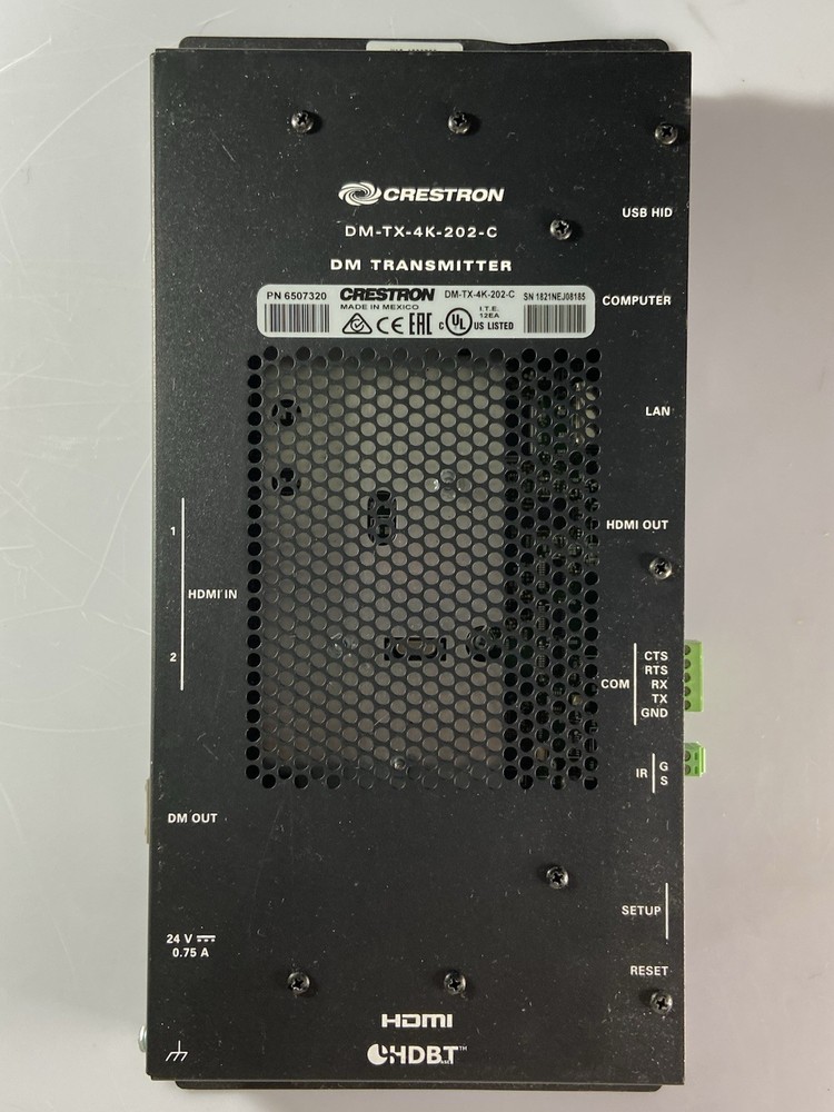 CRESTRON • DM-TX-4K-202-C / DM TRANSMITTER