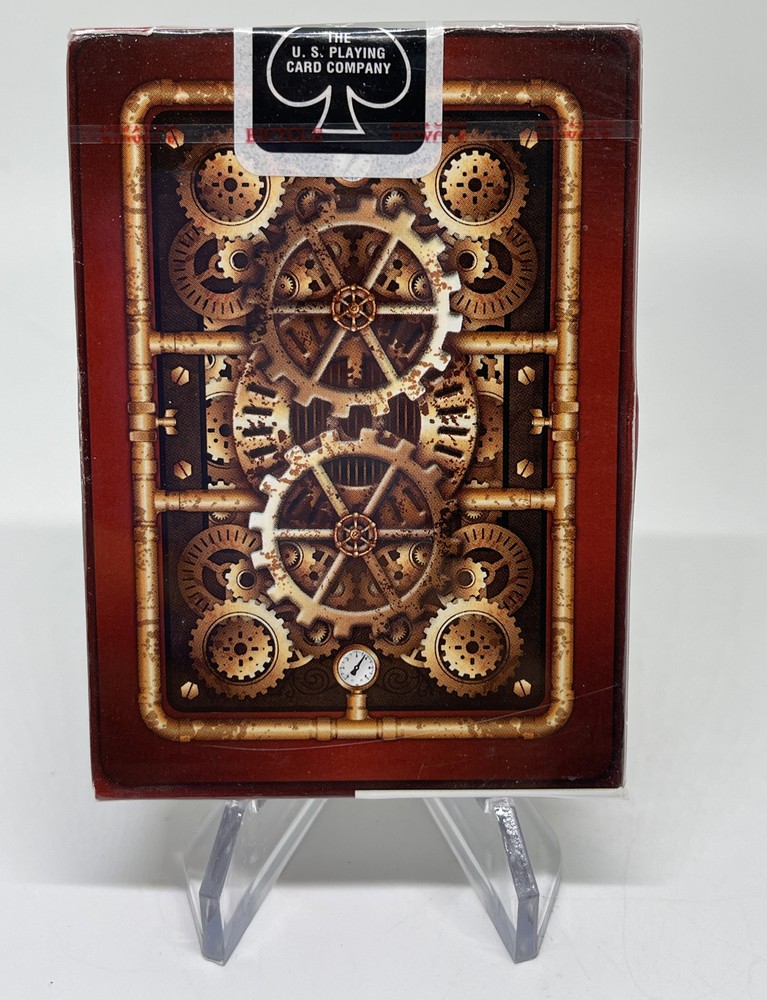 Bicycle Steampunk Red Playing Cards New Deck