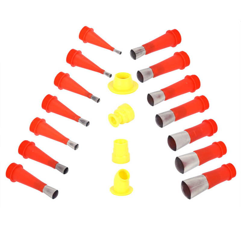 20 Pcs Rubber Nozzle Tool Kit Reusable Universal Integrated Rubber Nozzle Tool