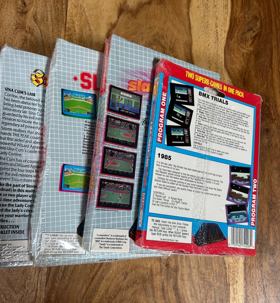 Vtg. Deadstock Commodore Diskette 64/128 Storm Action Arcade Computer Software