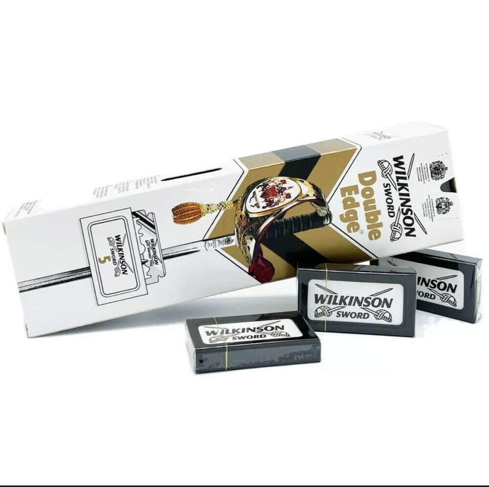 100 Wilkinson Sword double edge razor blades