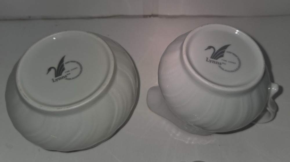 Lynns Victorian Rose Cream Pitcher & Sugar Bowl