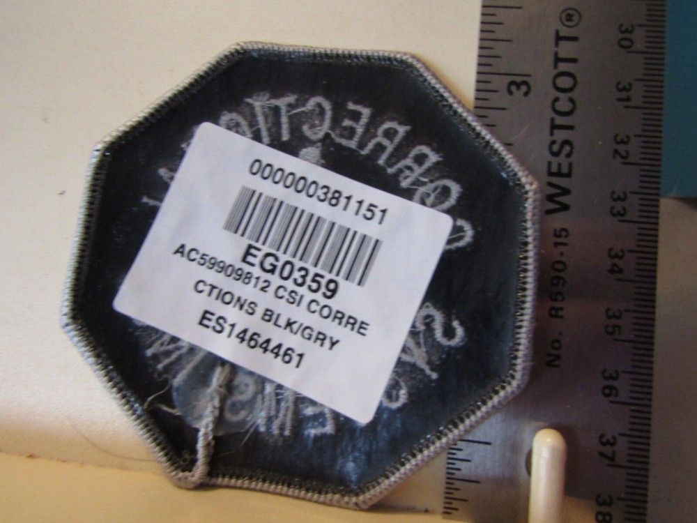 Correctional Systems Inc. CSI patch NOS California Texas prisons security