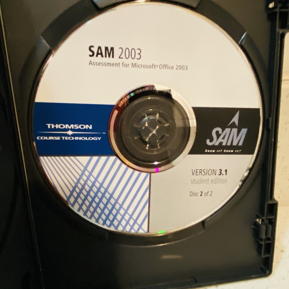 NEW-SAM 2003 Student Edition Microsoft Office 2003 training w/ Key/Booklet 3.1