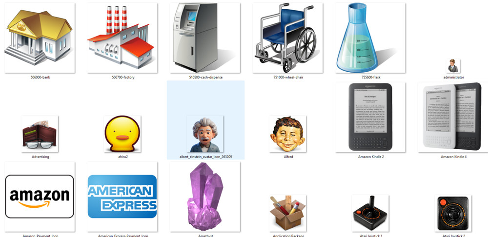 USB FLASH WITH OVER 3000 ICONS (ICO) ICONS FOR YOUR COMPUTER FOLDERS